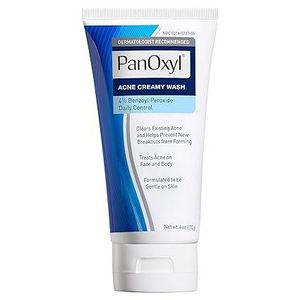 PanOxyl Acne Creamy Wash Benzoyl Peroxide 4% Daily Control