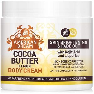 American Dream Lemon Cocoa Butter For Skin Brightening Fadeout