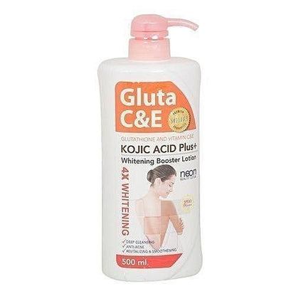 Gluta C&E Kogic Acid Plus+, 4X Whitening Lotion-500ml