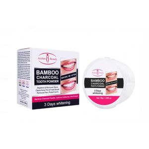 Aichun Beauty Bamboo Charcoal Tooth Powder 3 Days Whitening Fresh Breath Mint Extract Removes Stains 50g/1.69fl.oz