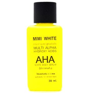 Mimi White Multi Alpha Hydroxy Acids AHA Serum - Whitening, Dark Spots