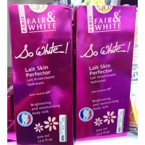 Fair & White So White Lait Skin Perfector Lotion - 500ml