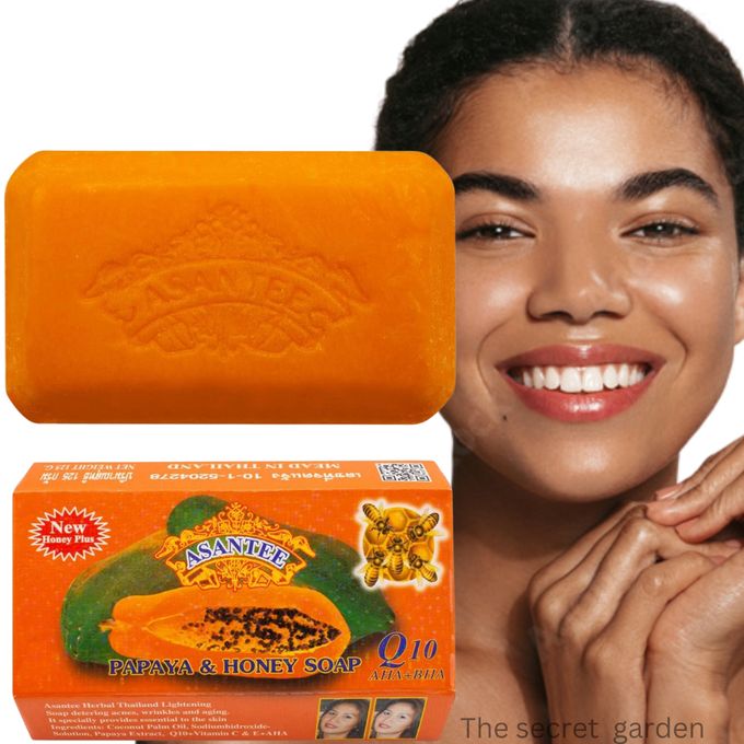 Asantee Papaya and Honey Skin Whitening Anti acne Facial Soap