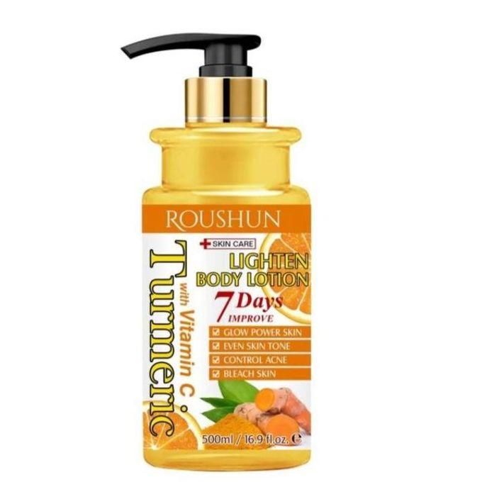 Roushun Turmeric with Vitamin C Lighten Body Lotion (500ml)