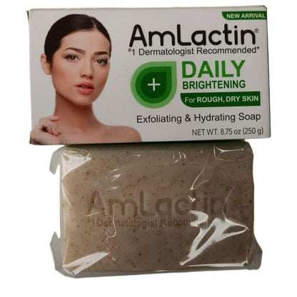 Amlactin Dermatologist-Recommended Daily Brightening,Exfoliating & Hydrating Soap