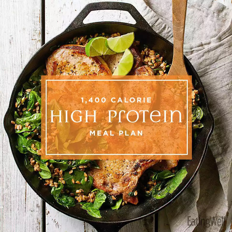 1,400-Calorie Meal Plan, Created by a Dietitian: High-Protein