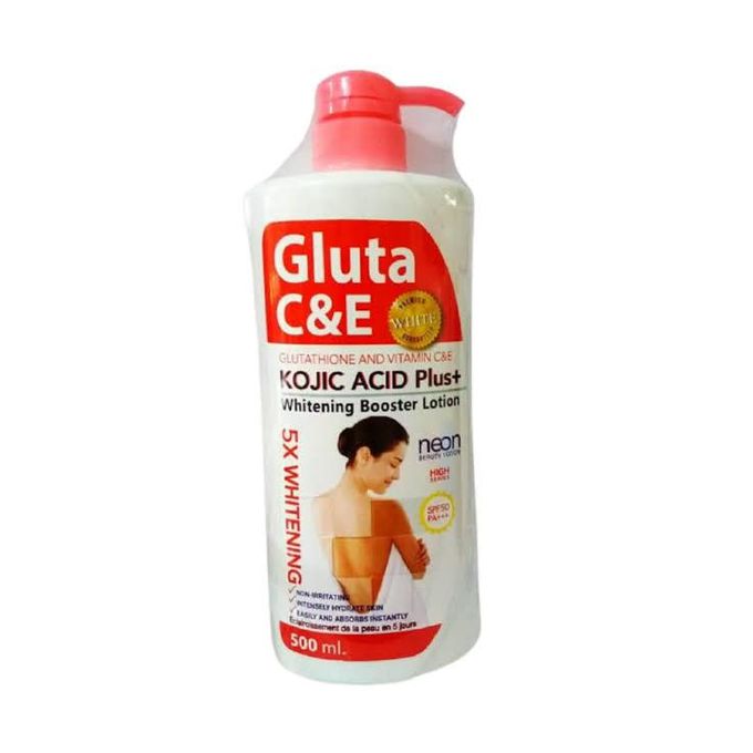 Gluta C&E Kogic Acid Plus+, 4X Whitening Lotion-500ml