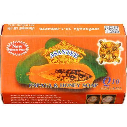 Asantee Papaya and Honey Skin Whitening Anti acne Facial Soap