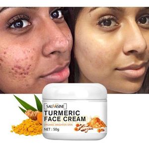 Sauvasine Turmeric Brightening Face Cream Treats Acne & Dark Spots