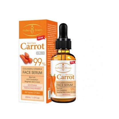 Aichun Beauty Carrot Serum Facial Repair Skin Serum Retinol Serum Skin Care Firming Anti- Wrinkle Anti- Aging Anti Acne 30ml