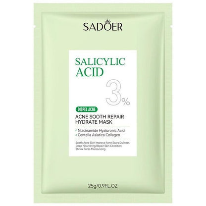 Sadoer Salicylic Acid Acne Removing Soothing Repairing Moisturizing Face Mask