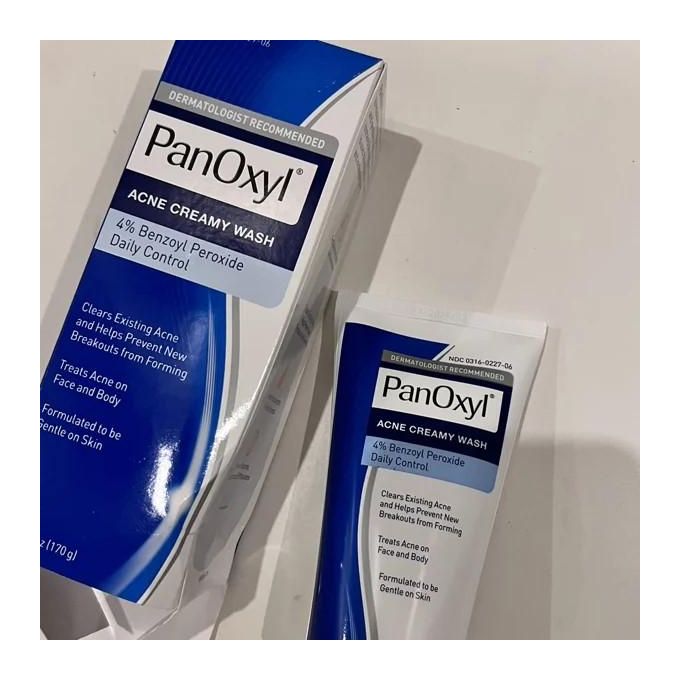 PanOxyl Acne Creamy Wash Benzoyl Peroxide 4% Daily Control