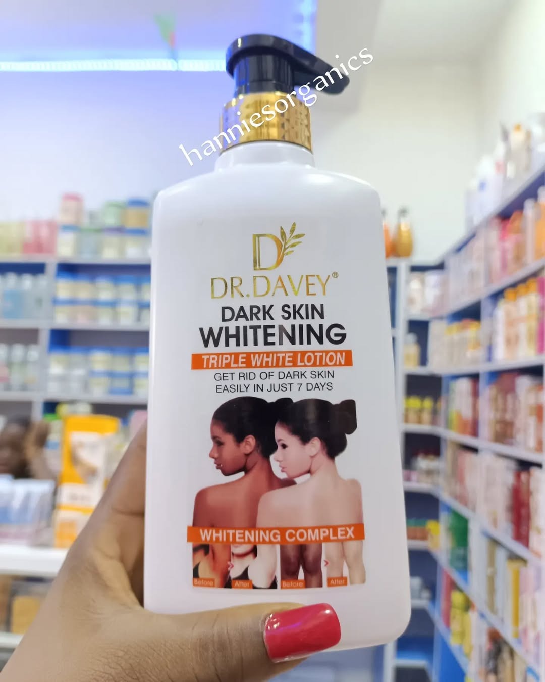 Dr. Davey Dark Skin Whitening Triple White Lotion