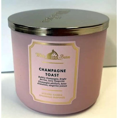 Bath & Body Works White Barn Champagne Toast 3 Wick Candle