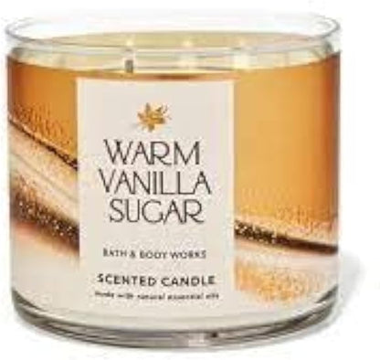 Bath & Body Works Warm Vanilla Sugar Scented Candle