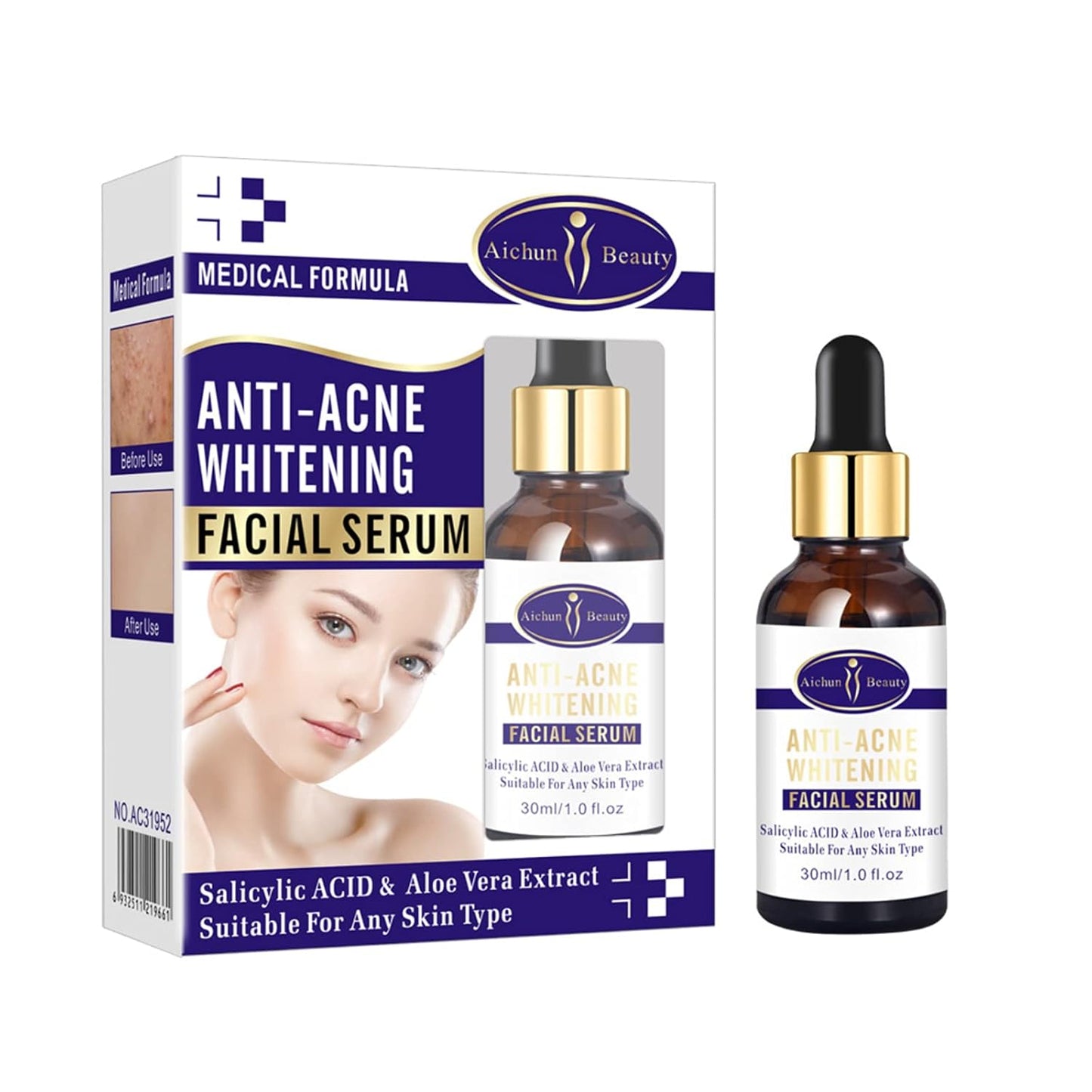 Aichun Beauty Anti-Acne Whitening Facial Serum