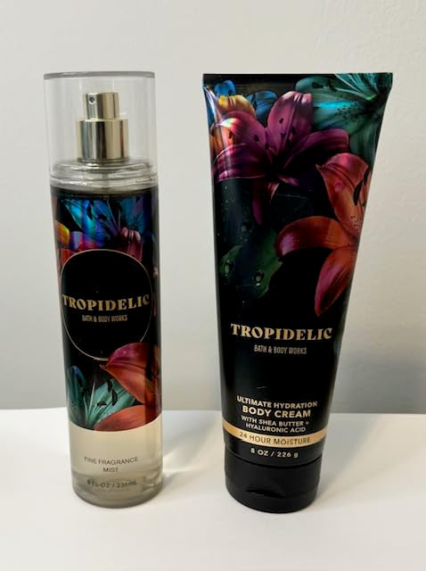 Bath & Body Works Tropidelic Fine Fragrance Mist and Body Cream Set