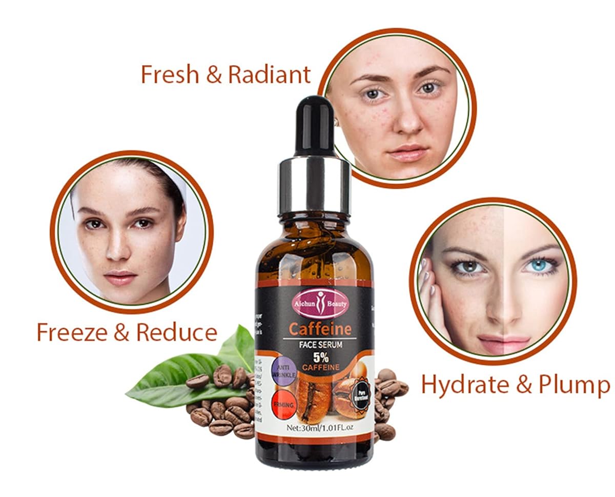 Aichun Beauty 5% Caffeine Face Serum