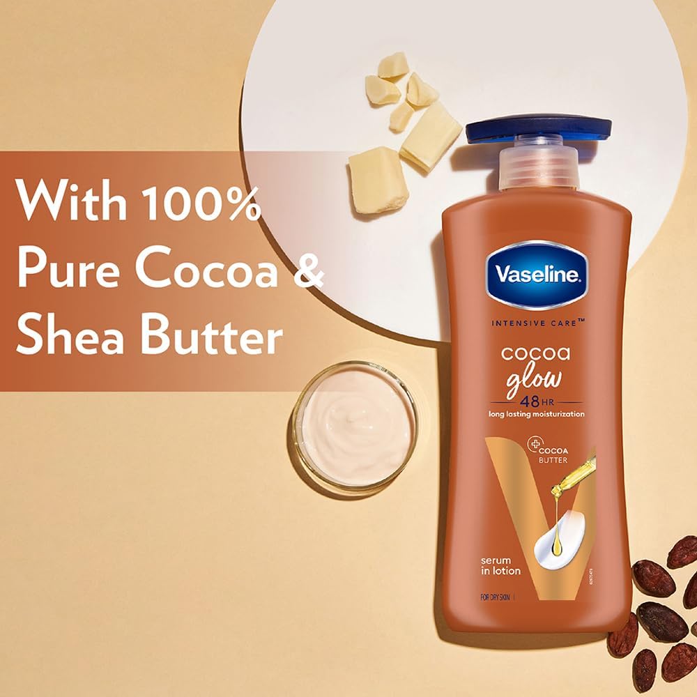 Vaseline Cocoa Glow Dry Skin Body Lotion 400ml