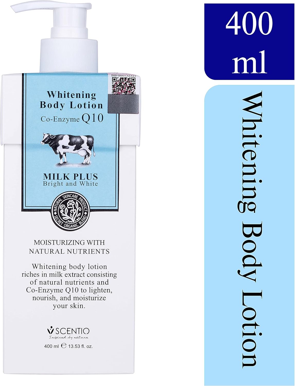 Scentio Milk Plus Q10 Whitening Body Lotion