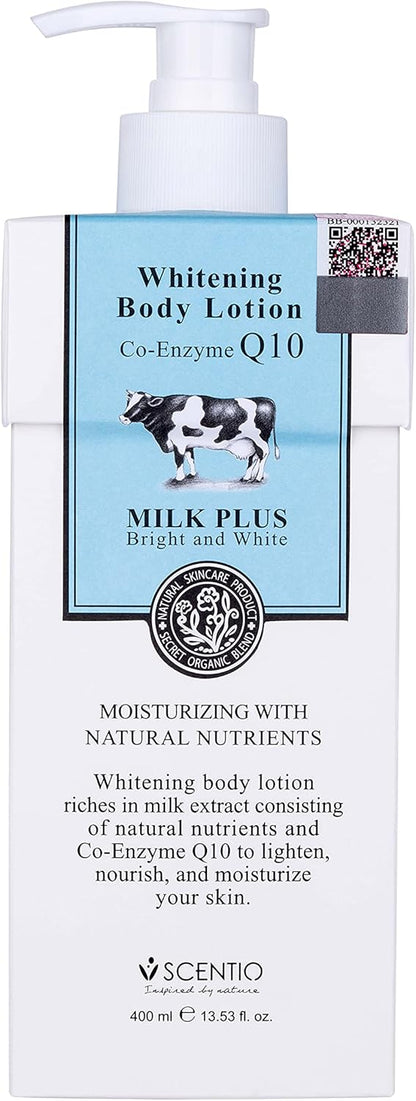 Scentio Milk Plus Q10 Whitening Body Lotion