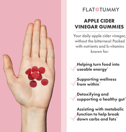 Nature's Cure Flat Tummy Apple Cider Vinegar Gummies