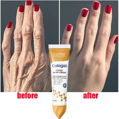 Sadoer Collagen Hands Cream | Anti-Aging Hands Cream For Younger Looking Hands ( 30g )