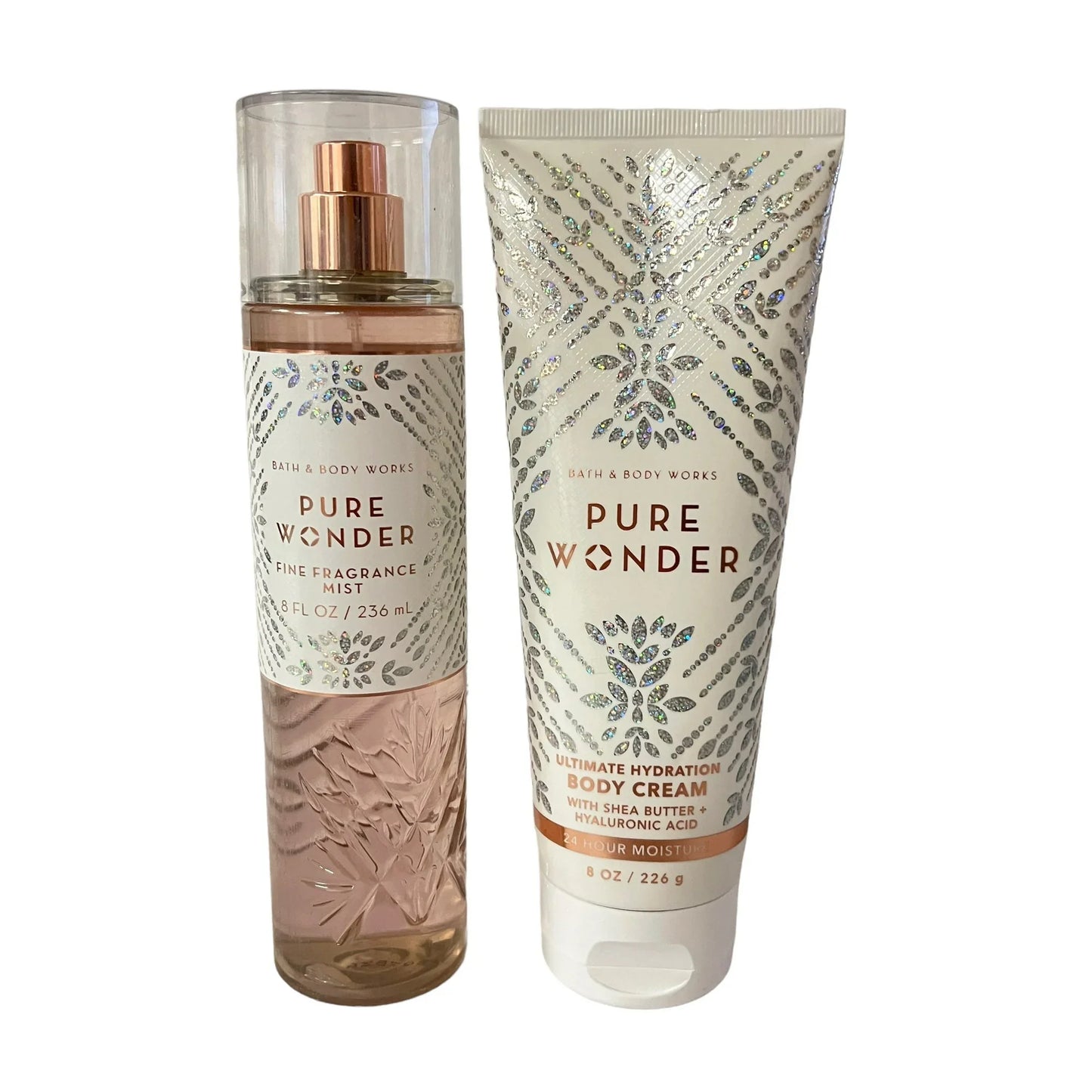 Bath & Body Works Pure Wonder Fine Fragrance Mist and Body Cream Set