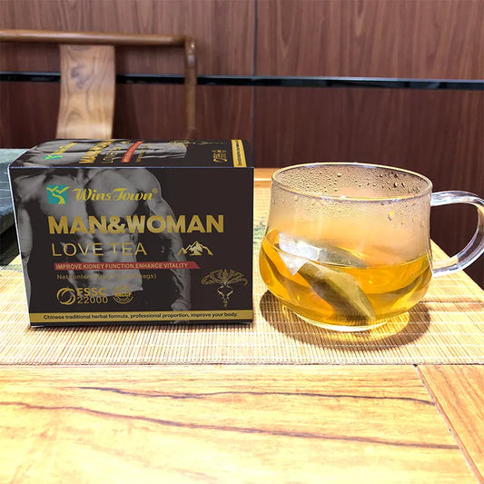 Winstown Man & Woman Love Tea