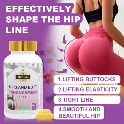 5D Gluta Hips and Butt Enhancement Pill