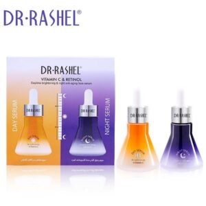 DR. RASHEL Vitamin C & Retinol Day Brightening & Anti-aging Face Serum(2 Pack)