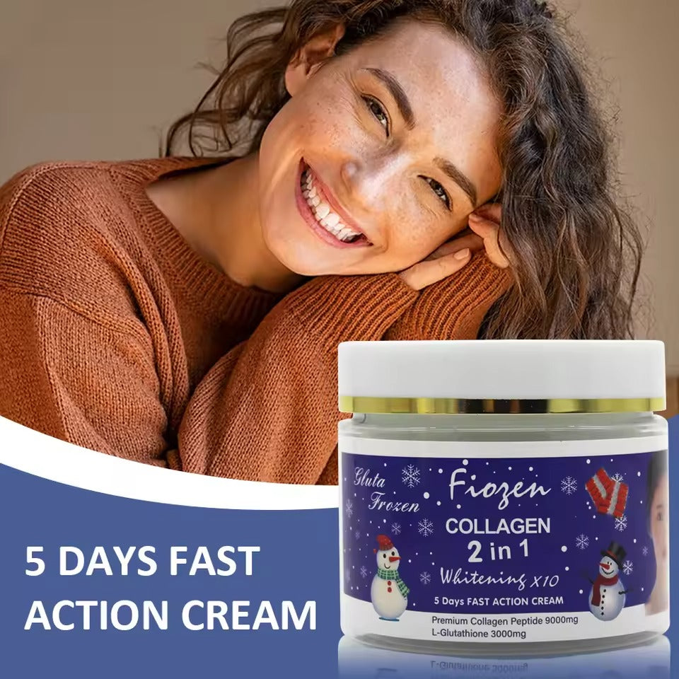 5D Gluta Frozen Collagen 2 In 1 5 Days Fast Action Cream