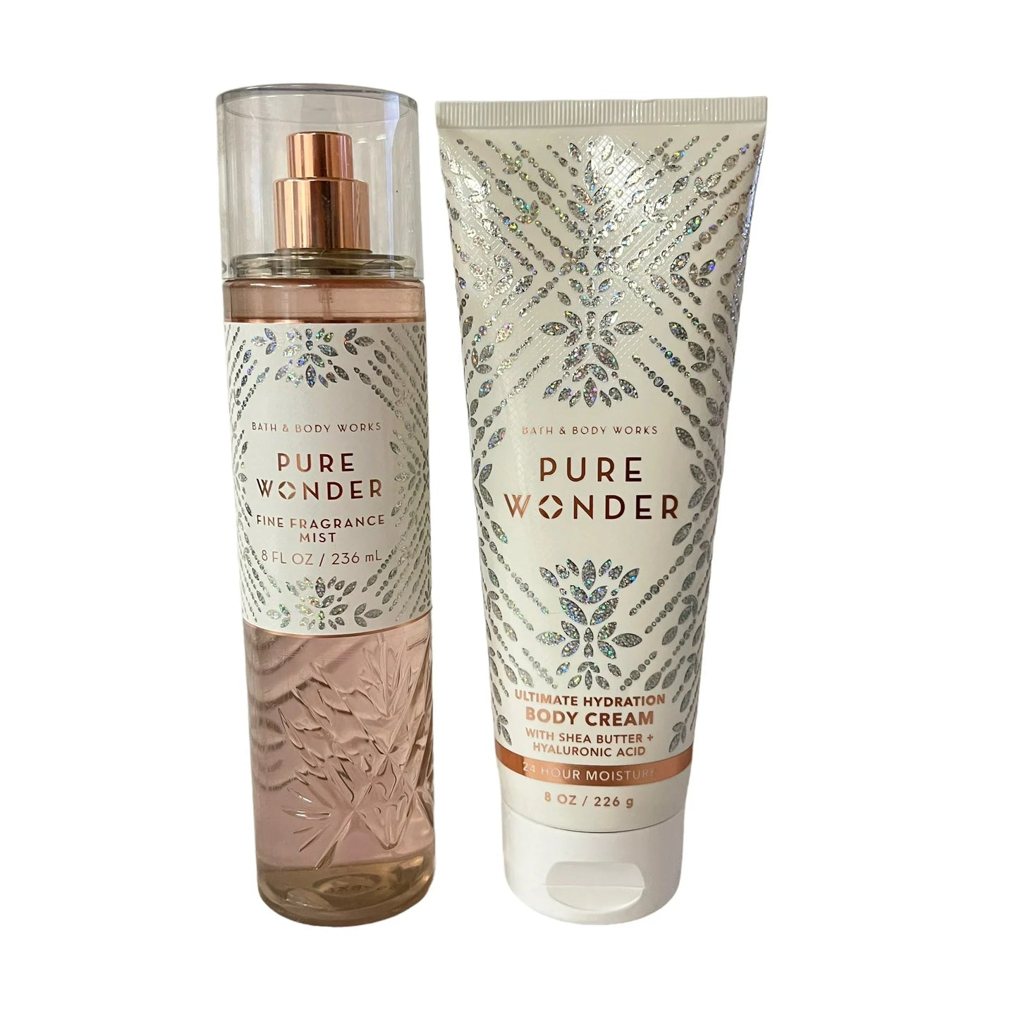 Bath & Body Works Pure Wonder Fine Fragrance Mist and Body Cream Set