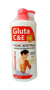 Gluta C&E Kogic Acid Plus+, 4X Whitening Lotion-500ml