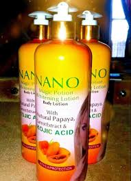 Nano Magic Potion Whitening Body lotion with kojic acid ,Papaya & Carrot extract For Sun Protection ,Moisturizing ,Even tone,natural glow