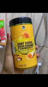 PORNTHAP BODY SCRUB BATH CREAM TURMERIC