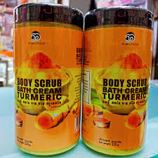 PORNTHAP BODY SCRUB BATH CREAM TURMERIC