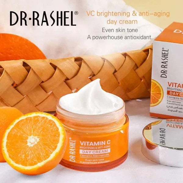 DR.RASHEL vitamin C niacinamide brightening & anti-aging face and neck day cream