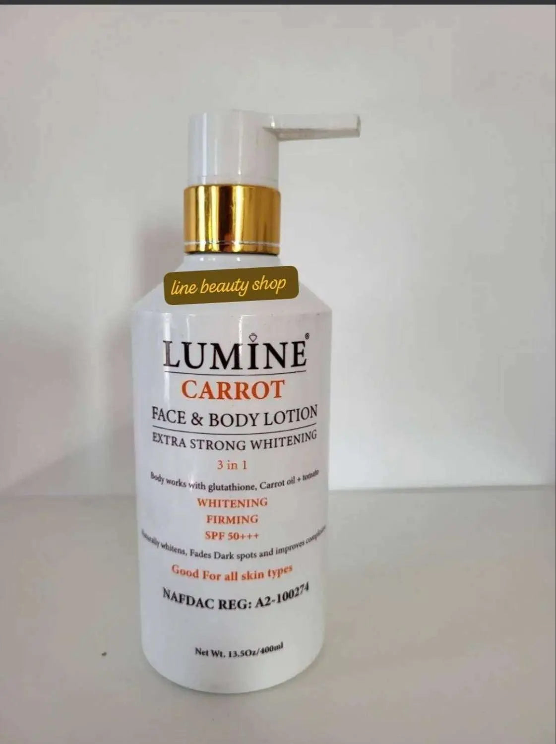 Lumine Carrot Face & Body Lotion 400ml