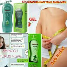 Aichun Beauty Green Tea Easy Slimming Hot Gel - 250g