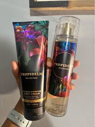 Bath & Body Works Tropidelic Fine Fragrance Mist and Body Cream Set