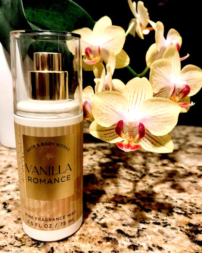 Bath &Body Works Vanilla Romance Fine Fragrance Mist