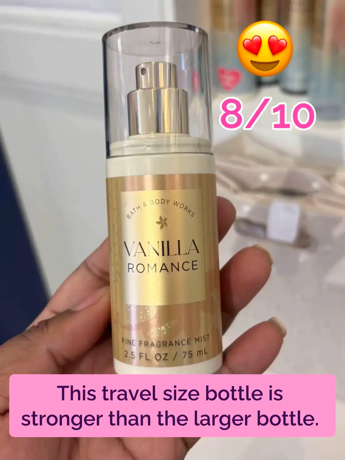 Bath &Body Works Vanilla Romance Fine Fragrance Mist