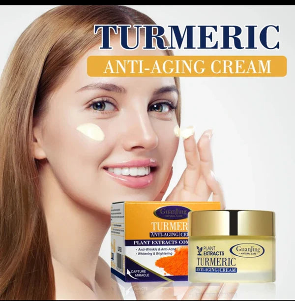 GUANJING Natural Anti Aging, Anti-acne, moisturizing glowing Skincare Turmeric cream