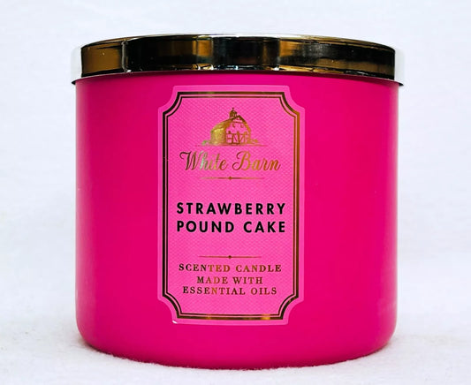 Bath & Body Works Strawberry Pound Cake Scented Candle