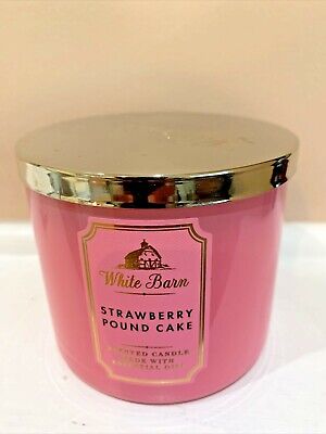 Bath & Body Works Strawberry Pound Cake Scented Candle