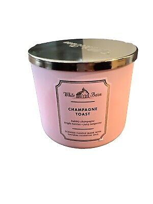 Bath & Body Works White Barn Champagne Toast 3 Wick Candle