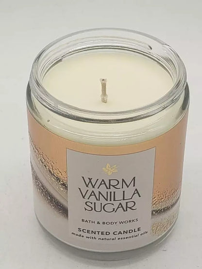 Bath & Body Works Warm Vanilla Sugar Scented Candle