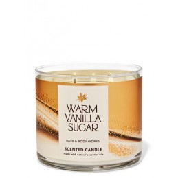 Bath & Body Works Warm Vanilla Sugar Scented Candle